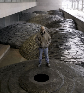 "Roof" Andy Goldsworthy. February, 2005. Photo by Lee Ewing. National Gallery of Art.