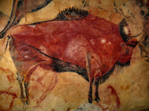 Cave of Altamira, Spain. Paintings date from approximately 20,000 years ago.